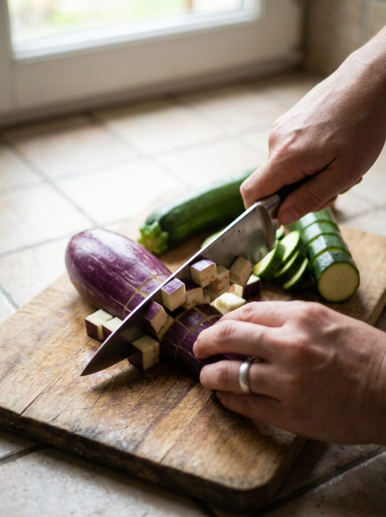 Roasted eggplant zucchini feta pasta salad 14 Eggplant zucchini feta pasta salad 202606041621