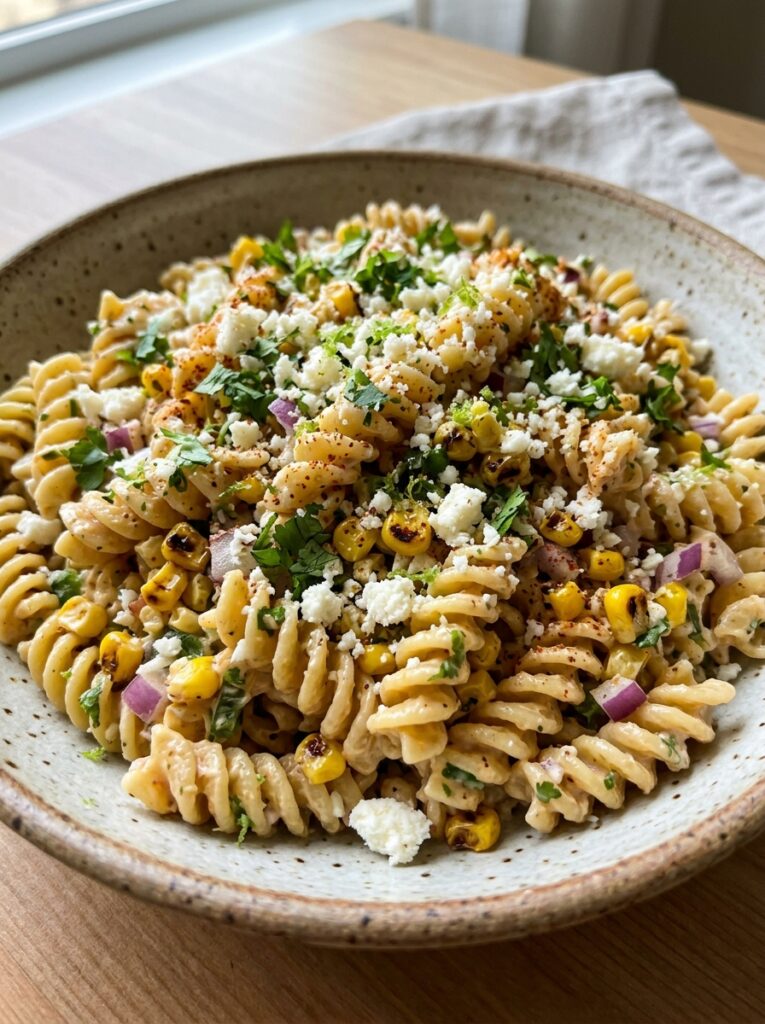 Elote Mexican Street Corn Pasta Salad 12 Elote pasta salad with corn 202606041557