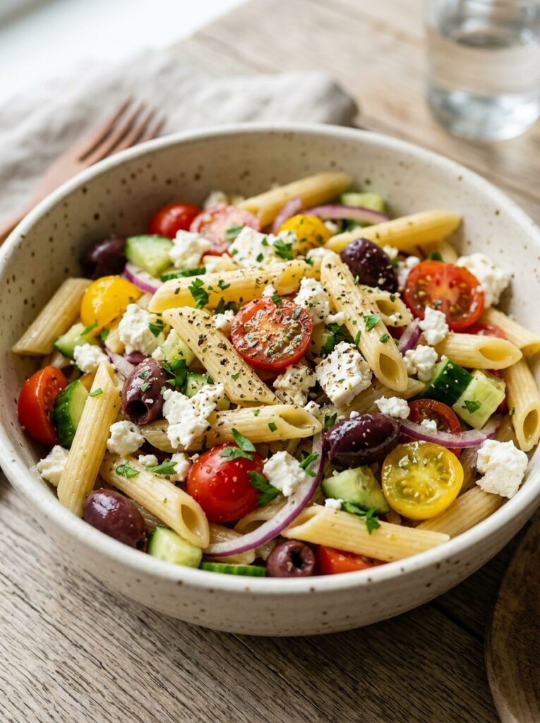 Greek Feta and Olive Pasta Salad: A Quick Mediterranean Delight 12 Feta olive pasta salad 202606031731