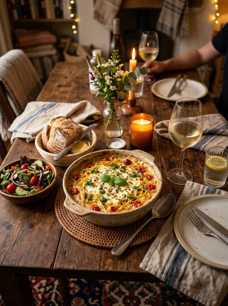 Viral Feta Pasta Baked Tomato 15 Feta pasta baked tomato setup 202606091540