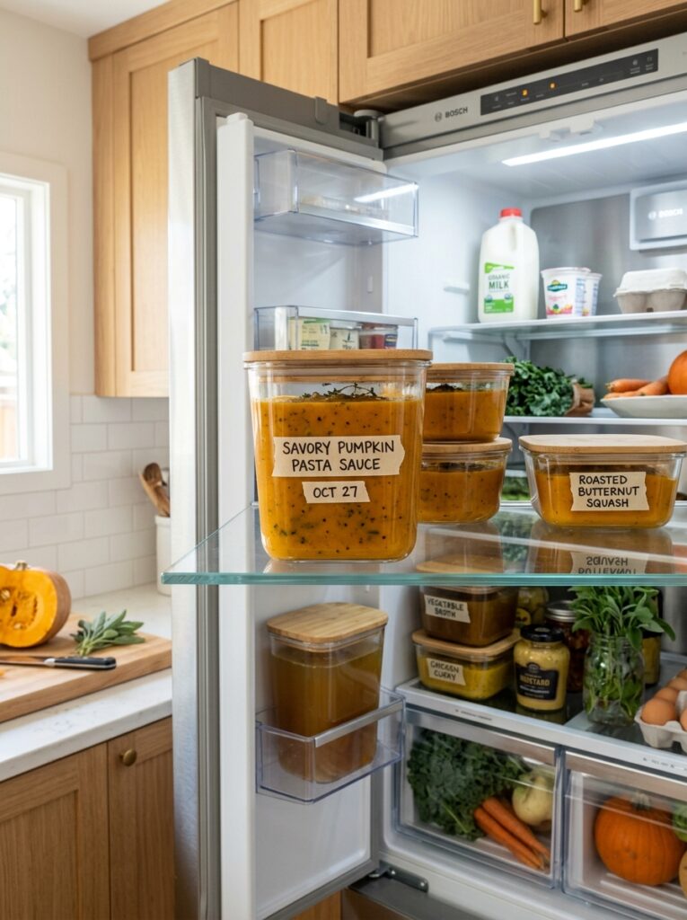 Savory pumpkin pasta sauce 16 Food containers pumpkin pasta sauce 202606071545