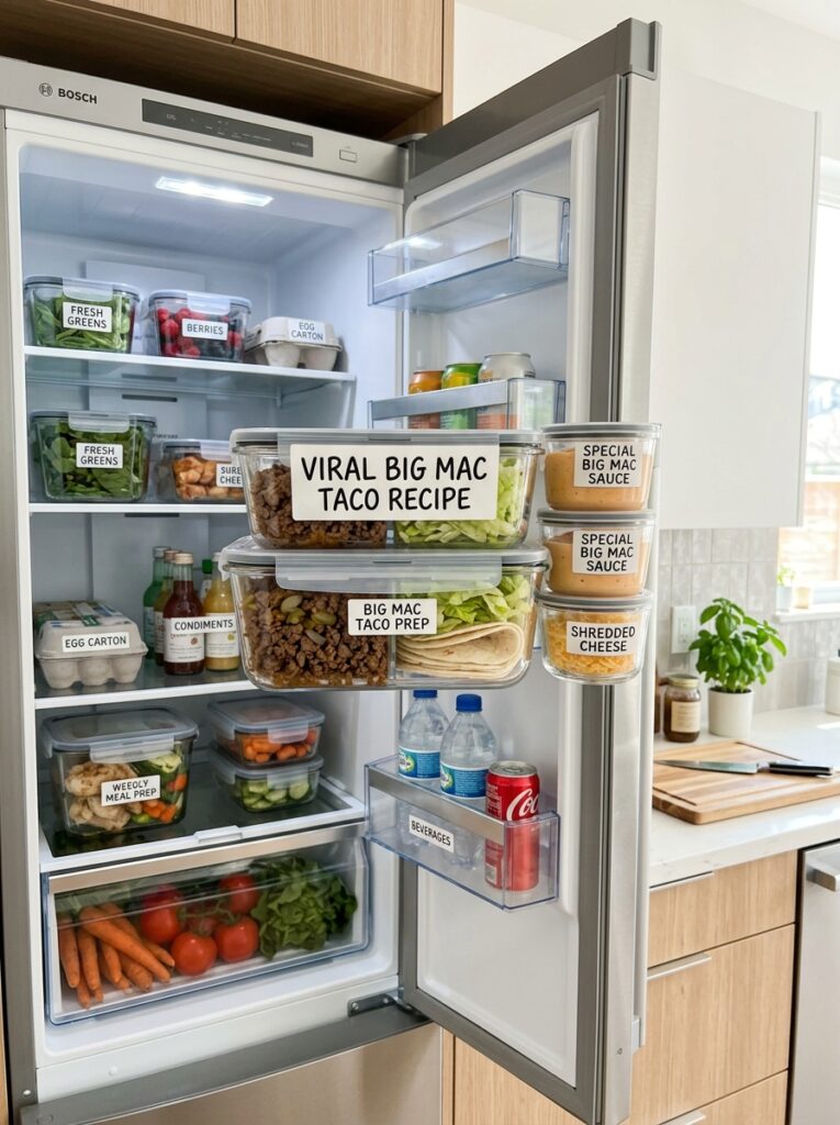 Viral Big Mac Taco Recipe 16 Food storage containers Viral Re… 202606091525