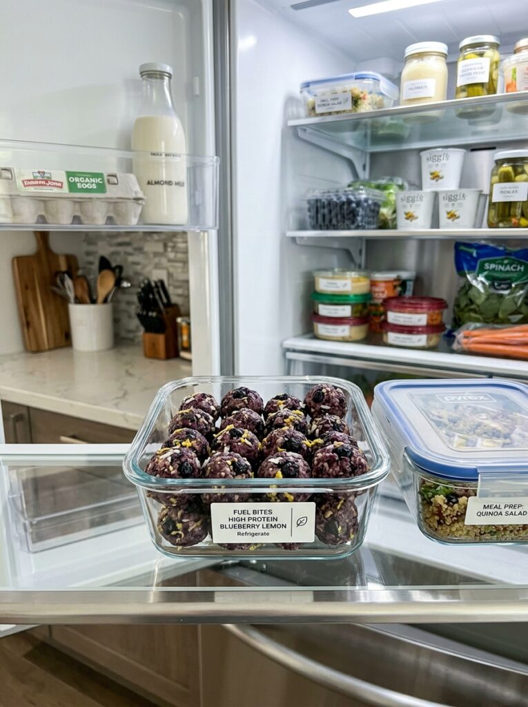 High Protein Blueberry Lemon Bites: The Ultimate Healthy Snack Recipe 16 Food storage containers blueberr… 202605121520