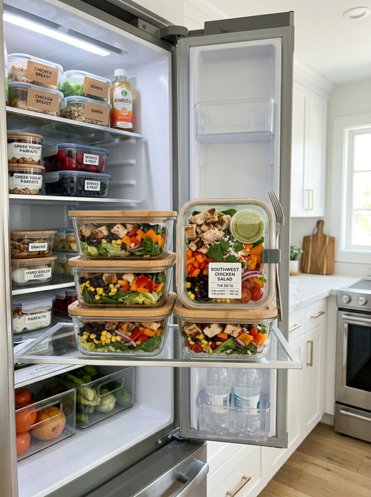 High Protein Southwest Chicken Lunch Salad: A Complete Recipe Guide 16 Food storage containers chicken … 202605121507