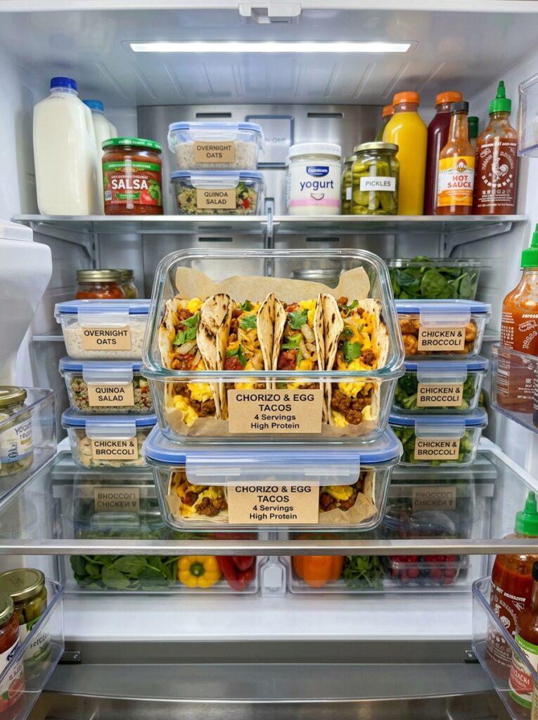 High Protein Chorizo Breakfast Tacos: A Halal/Tex-Mex Inspired Recipe 16 Food storage containers chorizo … 202605062033
