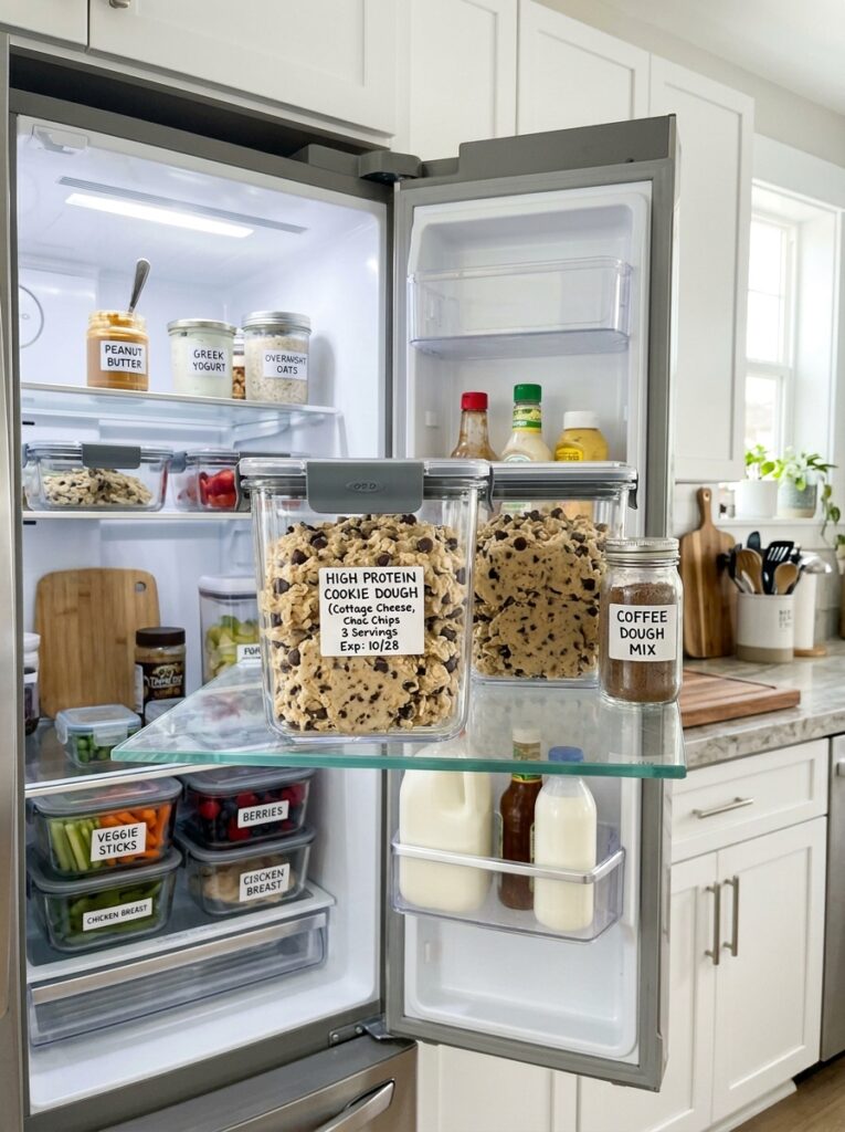High Protein Cottage Cheese Cookie Dough Recipe: A Healthy, Edible Treat 16 Food storage containers cottage … 202606081617
