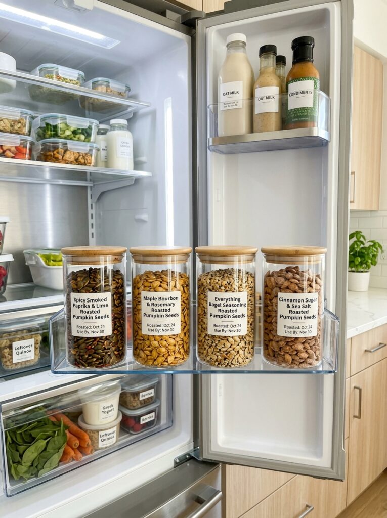 Roasted pumpkin seeds seasoning ideas 16 Food storage containers fridge o… 202606071559
