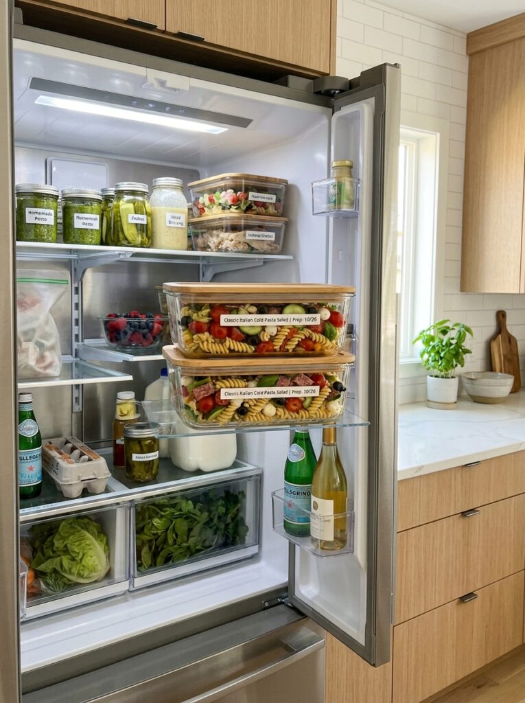 Classic Italian Cold Pasta Salad 5 Food storage containers pasta salad 202606031657
