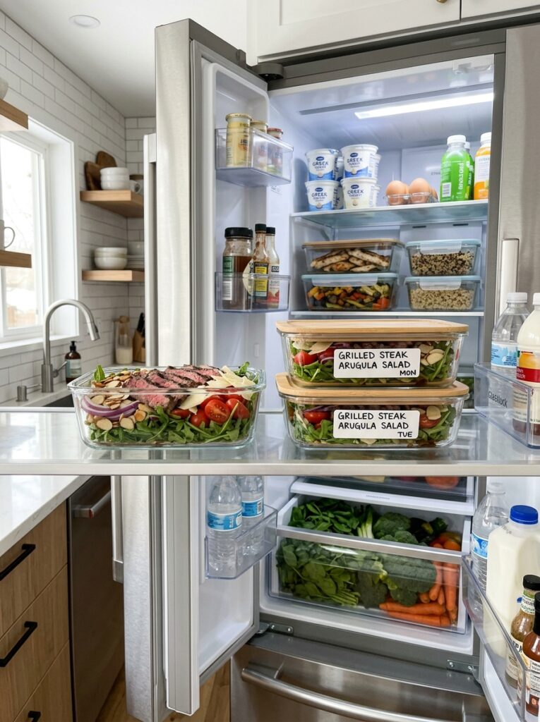 High Protein Steak Arugula Salad: Ultimate 2024 Recipe 16 Food storage containers steak salad 202605211222