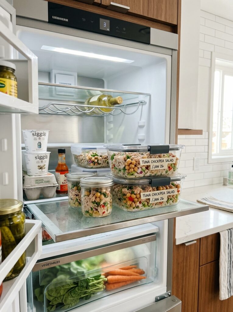 High Protein Tuna Chickpea Salad: The Ultimate Healthy Lunch Recipe 16 Food storage containers tuna salad 202606021557