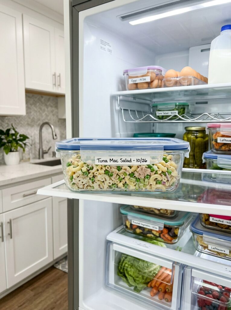Traditional Tuna Macaroni Salad with Peas 16 Food storage containers tuna salad 202606031725