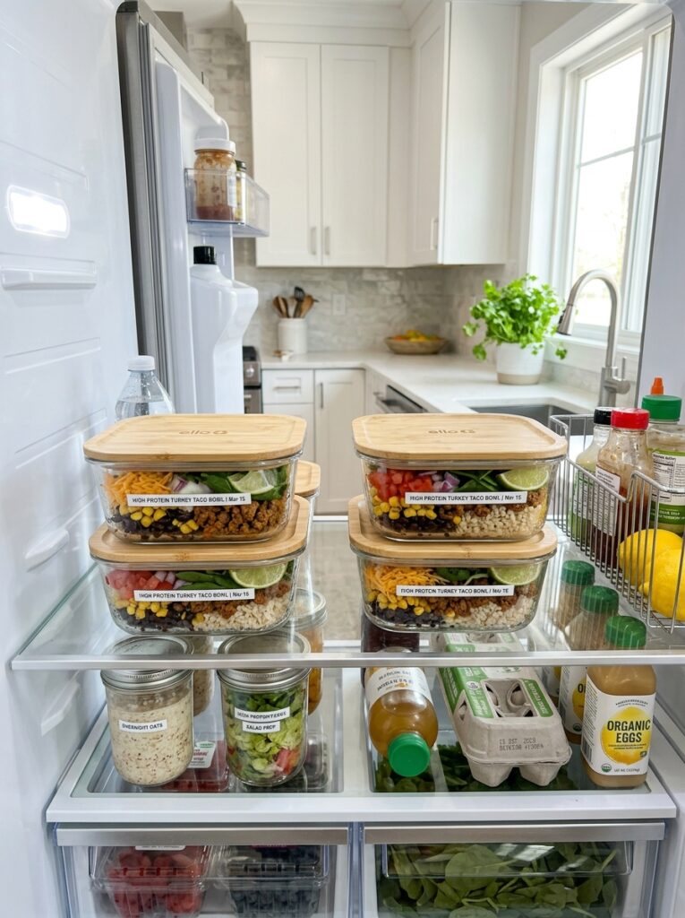 High Protein Turkey Taco Bowl 16 Food storage containers turkey bowl 202605021231