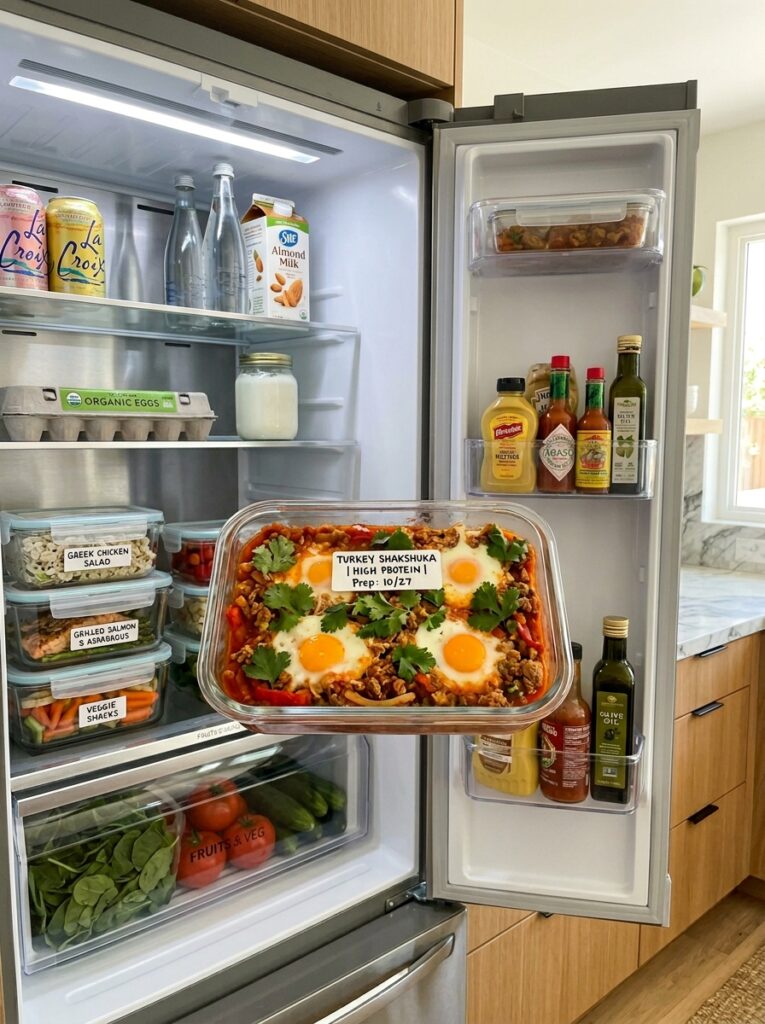 High Protein Turkey Shakshuka Skillet: A Hearty, Flavor-Packed Breakfast for Busy Mornings 16 Food storage containers turkey s… 202605091747