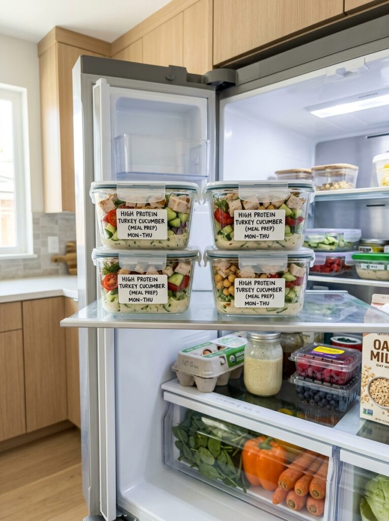 high protein turkey cucumber salad recipe 16 Food storage containers turkey s… 202605251339
