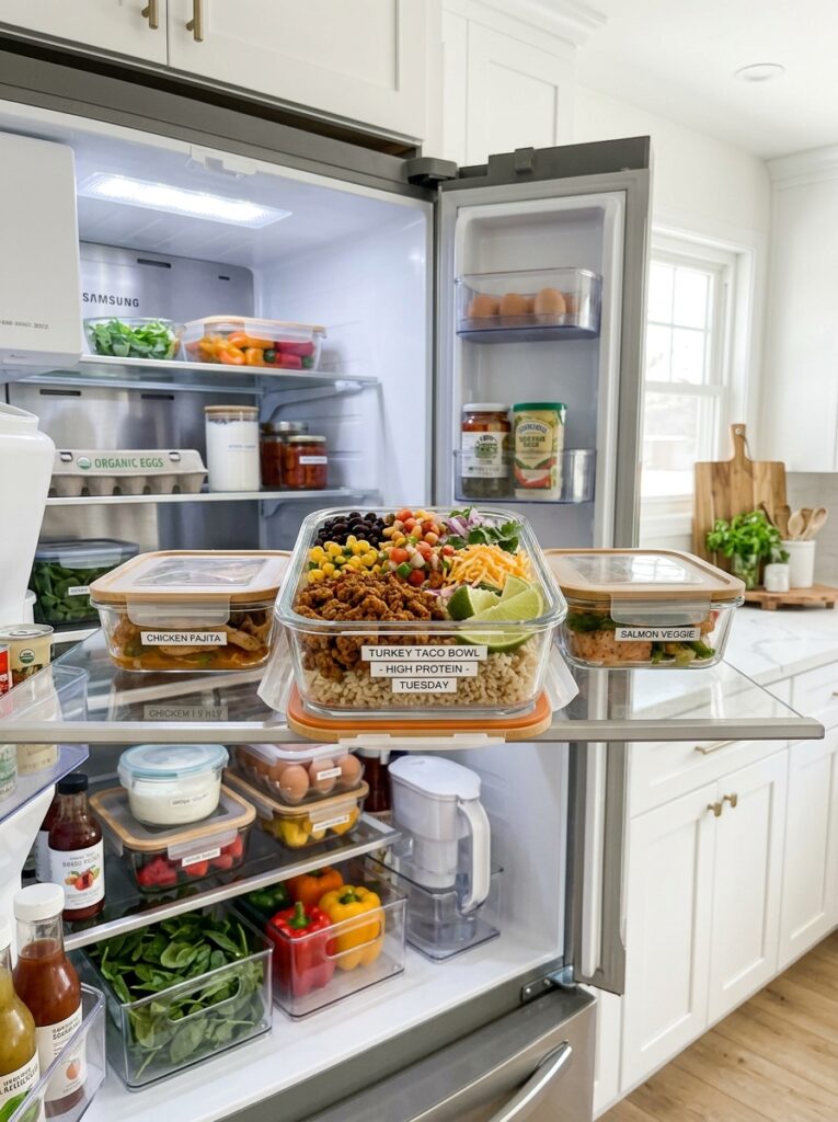 High Protein Turkey Taco Lunch Bowl: A Flavor-Packed, Easy Meal Prep Recipe 16 Food storage containers turkey taco 202605142215