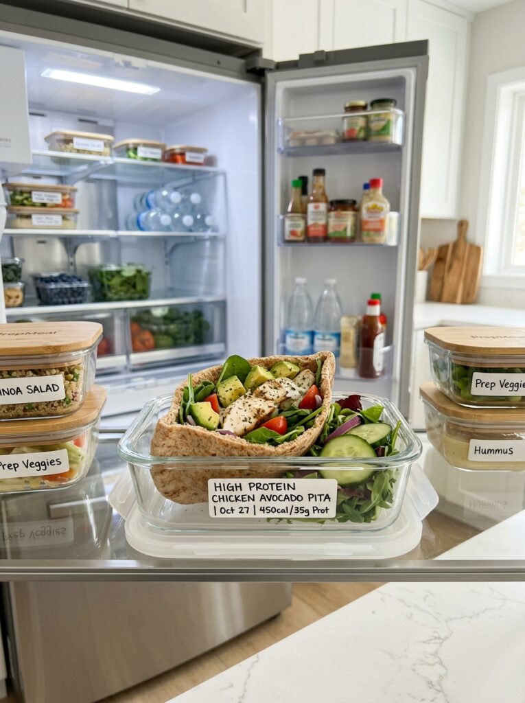 High Protein Chicken Avocado Pita: The Ultimate Healthy and Delicious Wrap 16 Food storage containers with 202605051725