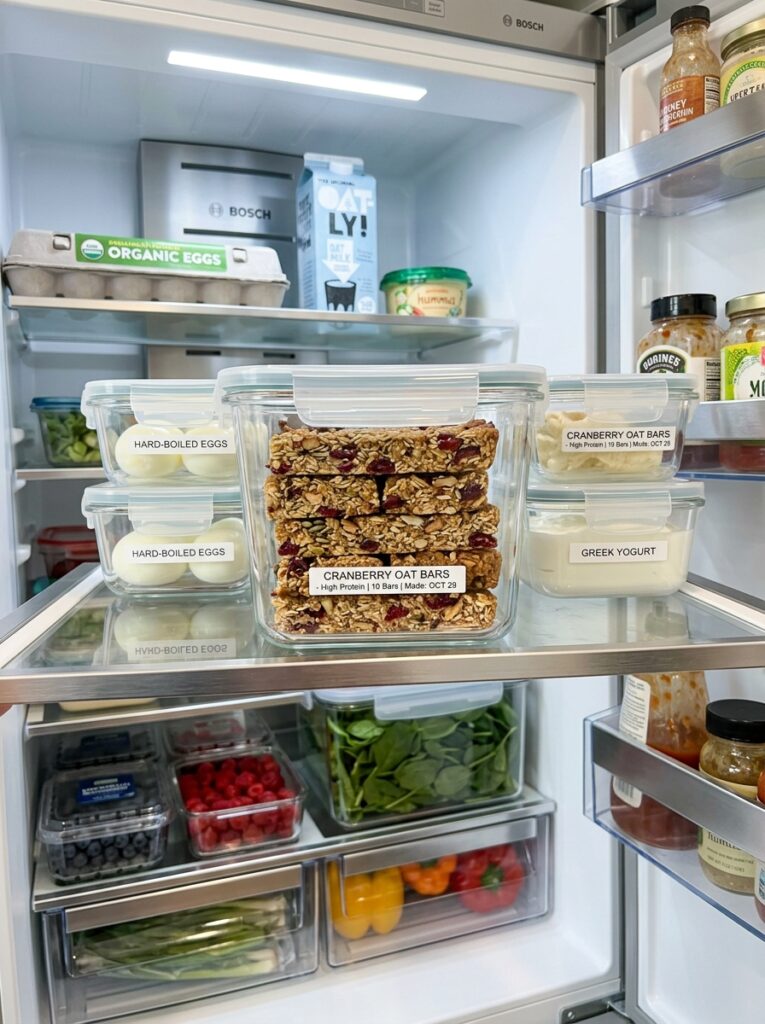 High Protein Cranberry Oat Bars: Easy Homemade Recipe 16 Food storage containers with bars 202605301528