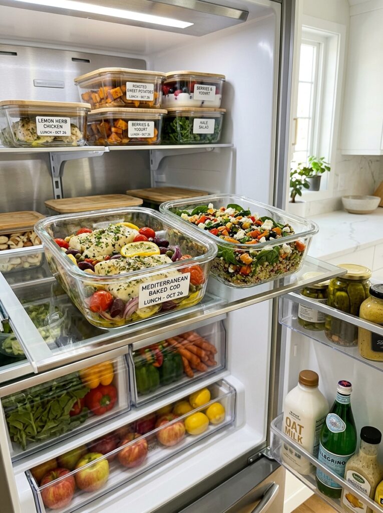 high protein mediterranean baked cod 16 Food storage containers with cod 202605241438