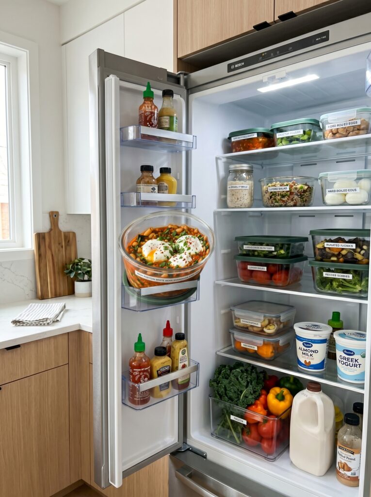 high protein white bean breakfast shakshuka 16 Food storage containers with high 202605091818