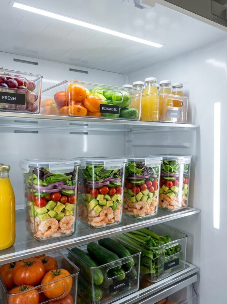 Food storage containers with high 202605131712