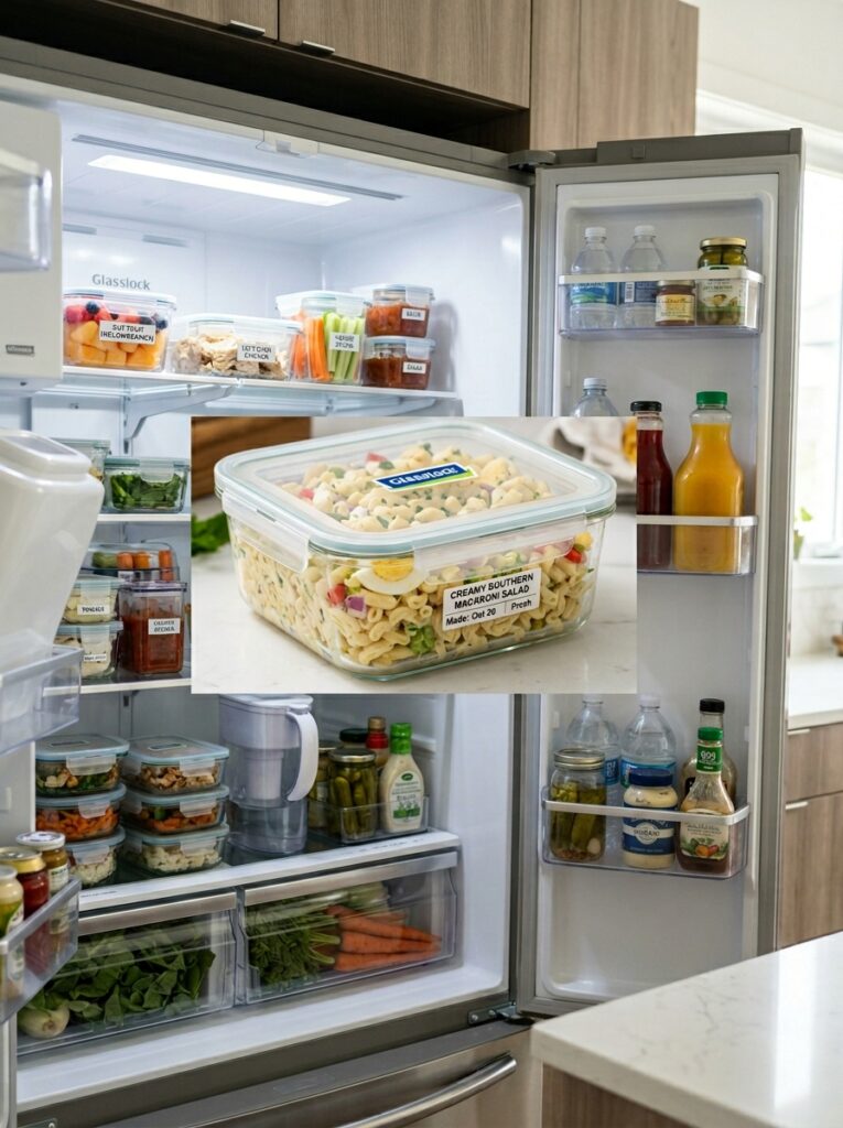Food storage containers with salad 202606031652