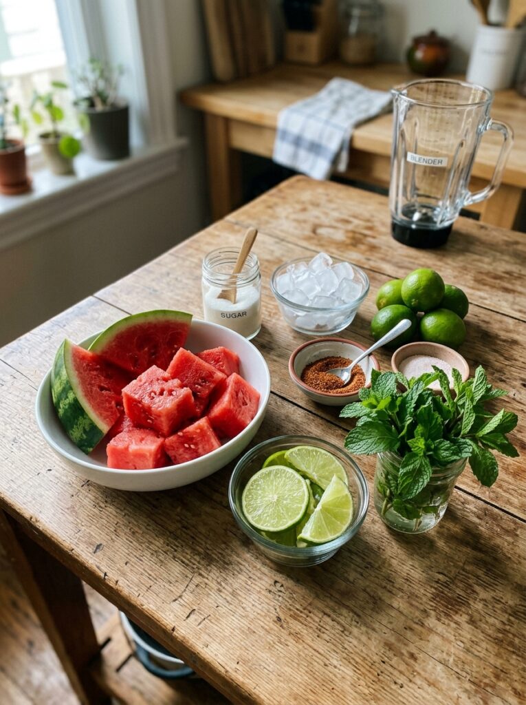 Watermelon Agua Fresca Easy Blender: A Refreshing Homemade Drink 13 Fresh ingredients for watermelon… 202606101922