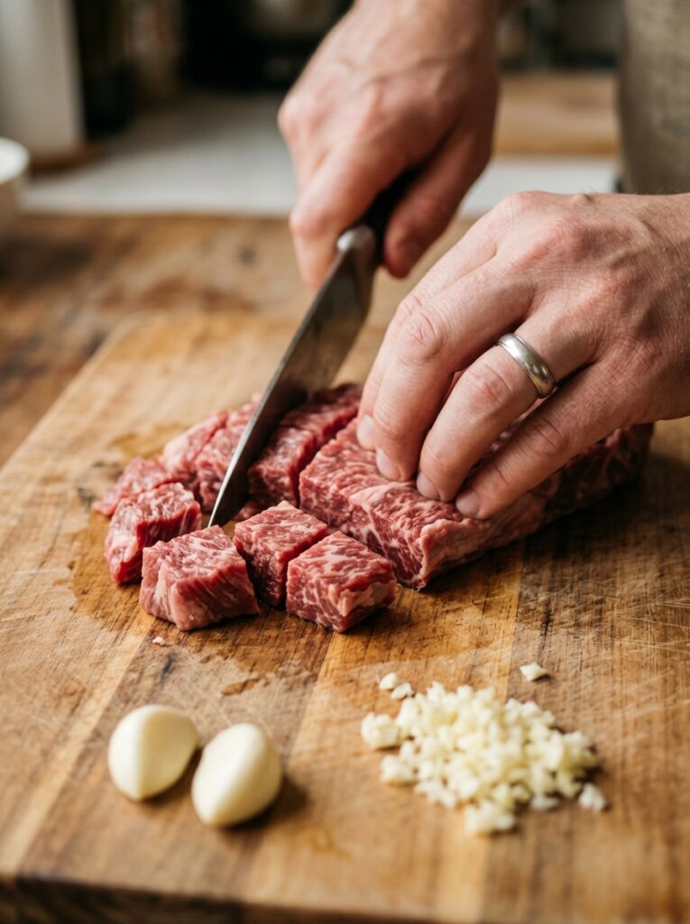5 Ingredient Garlic Butter Steak Bites 14 Garlic butter steak bites cookin… 202606121355