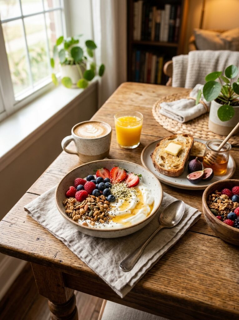 High Protein Greek Yogurt Bowl 15 Greek yogurt bowl setup drinks 202606021602