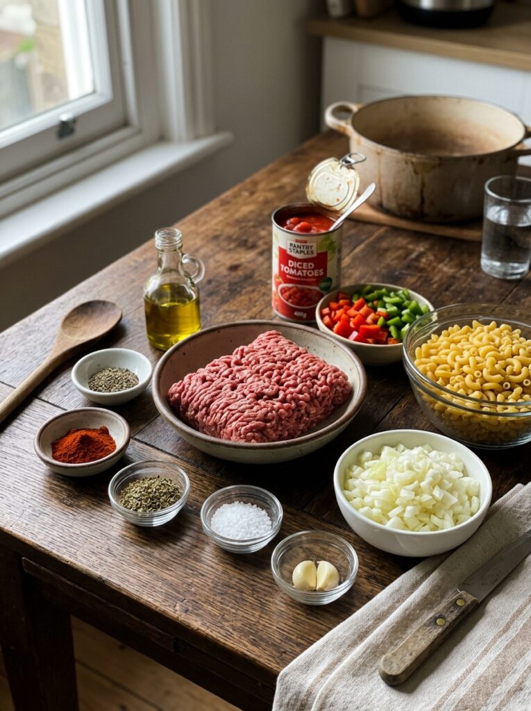 Budget friendly ground beef goulash 13 Ground beef goulash ingredients … 202606121345
