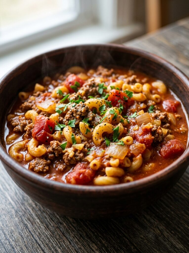 Budget friendly ground beef goulash 12 Ground beef goulash recipe photo 202606121345