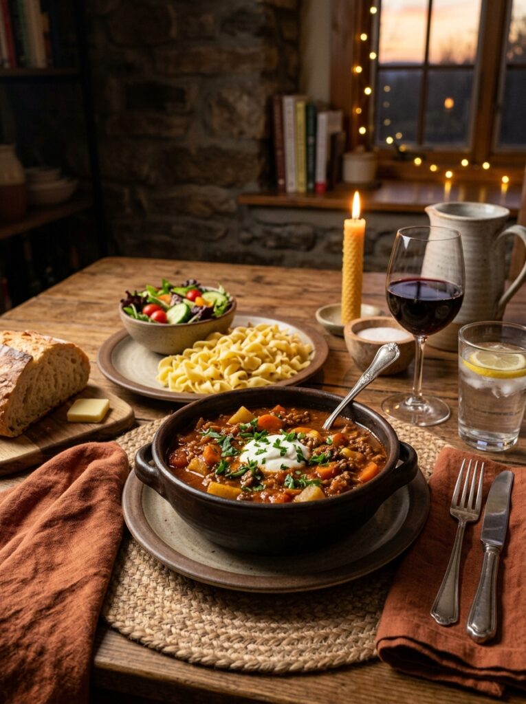 Budget friendly ground beef goulash 15 Ground beef goulash side dishes 202606121345