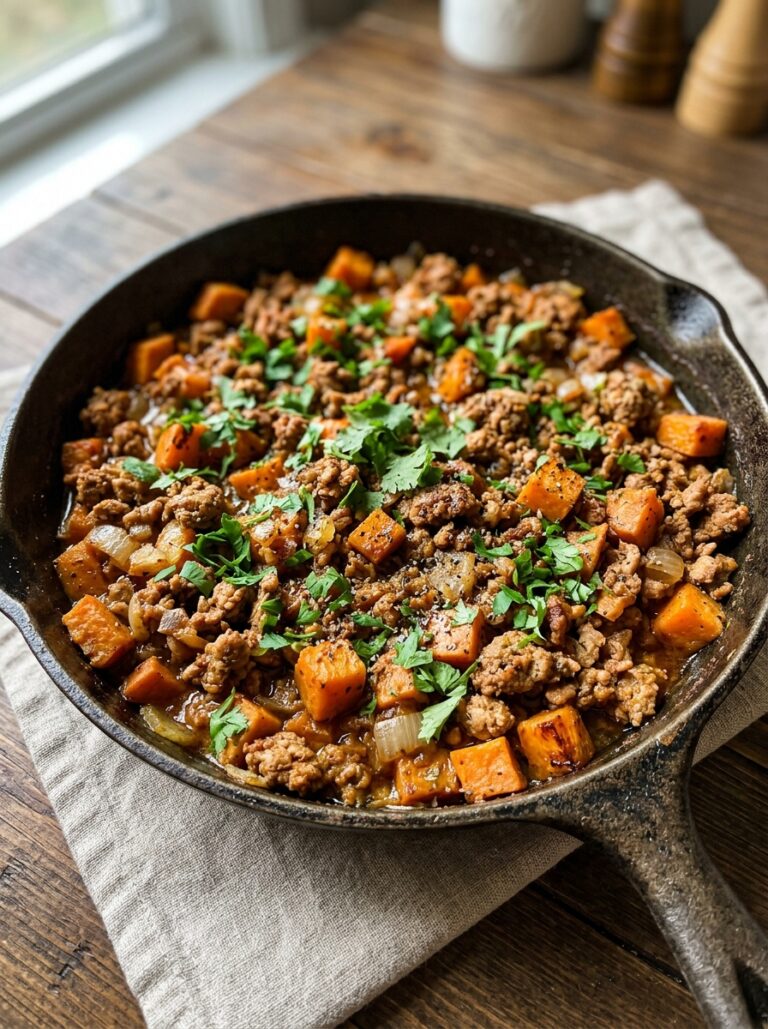 Ground Turkey and Sweet Potato Skillet: A One-Pan Healthy Dinner 17 Ground turkey sweet potato skillet 202606081640