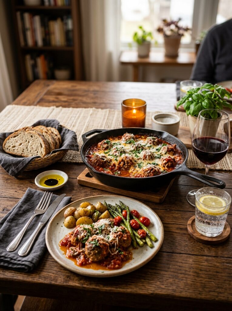 High Protein Meatball Skillet 202605221619