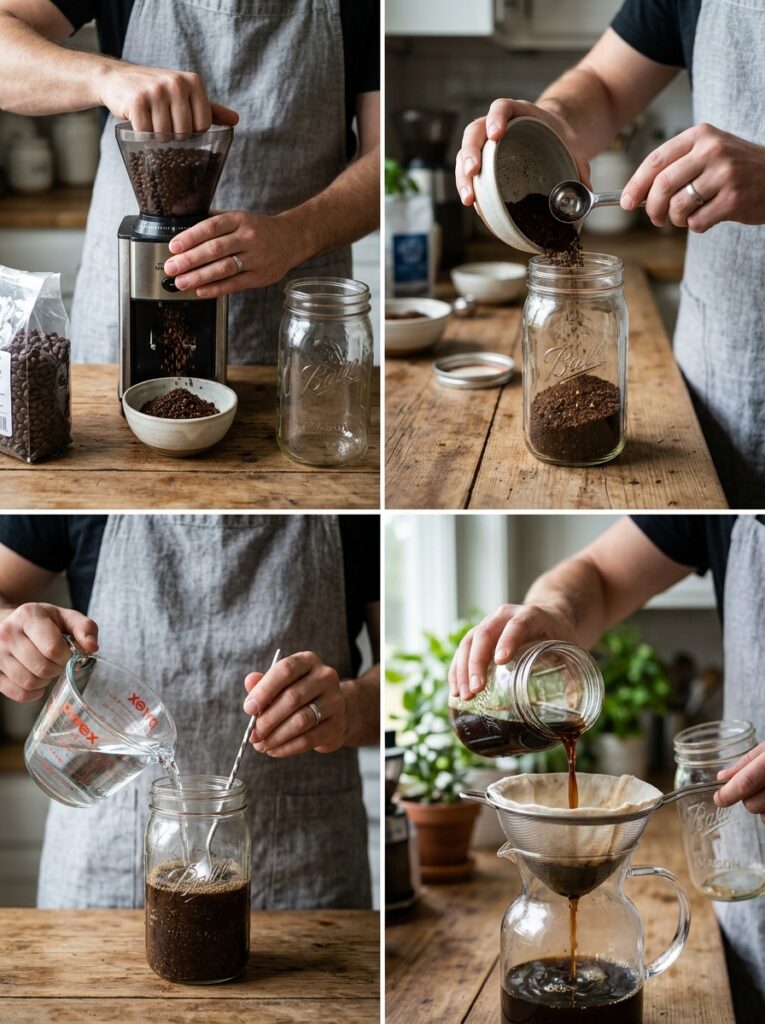 Homemade Cold Brew Coffee in a Mason Jar: Easy Recipe 14 Homemade Cold Brew Coffee Recipe 202606101928