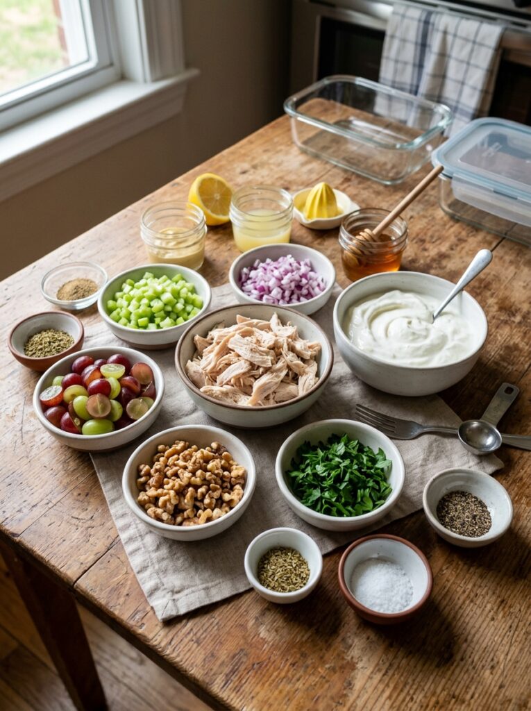 Greek Yogurt Chicken Salad Meal Prep: A Complete Homemade Recipe 13 Ingredients for Greek yogurt chi… 202606081625