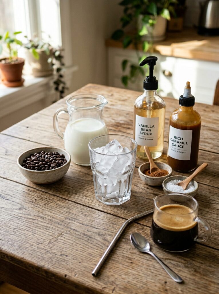 Iced caramel macchiato Starbucks copycat 13 Ingredients for Iced Caramel Mac… 202606101901