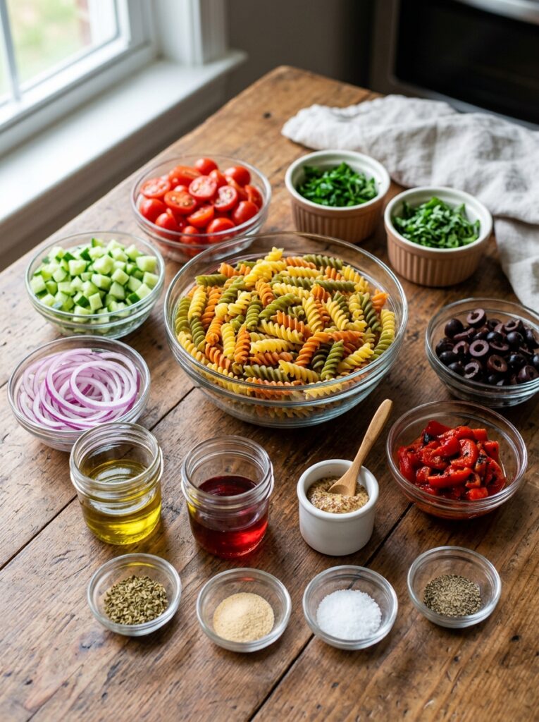 Zesty Italian Vinaigrette Rotini Salad: A Homemade Recipe for Fresh, Flavorful Meals 13 Ingredients for Italian vinaigre… 202606031735