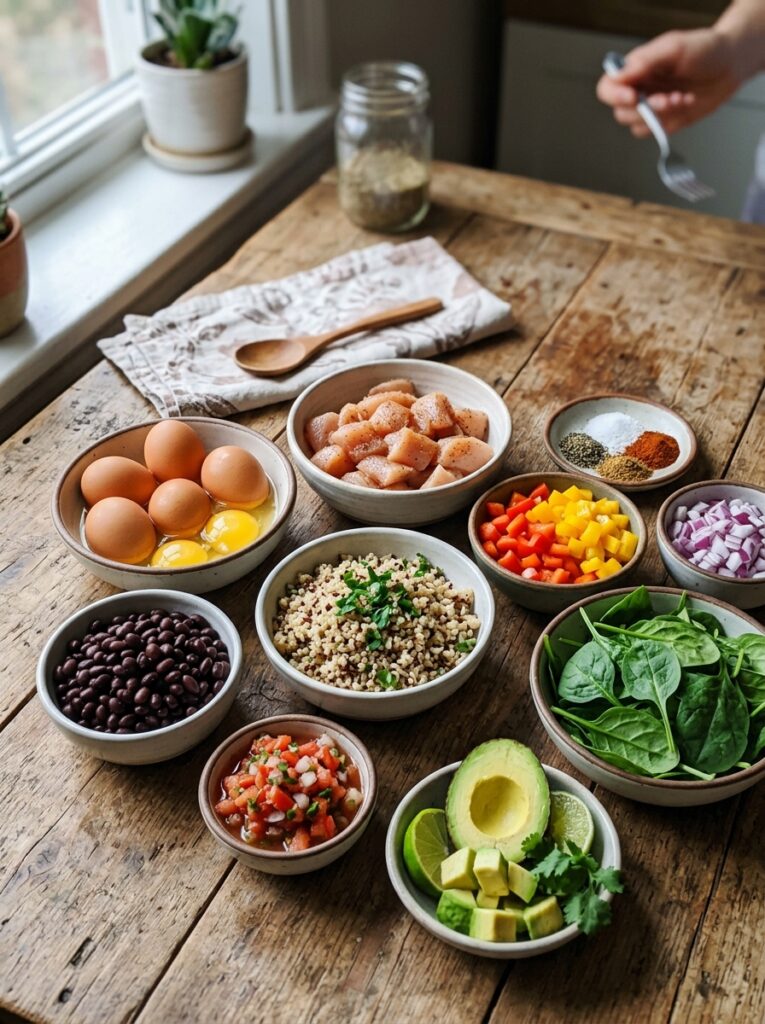 High Protein Breakfast Burrito Bowl: The Ultimate Guide 13 Ingredients for breakfast burrit… 202605251343