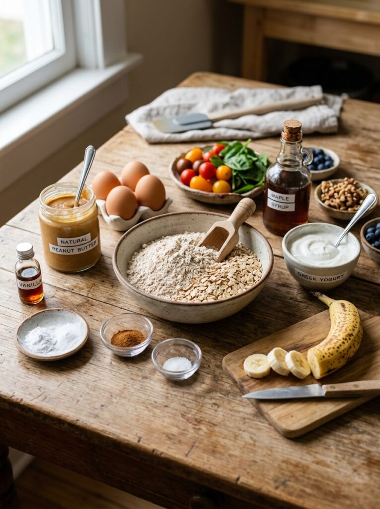 Ingredients for breakfast loaf cake 202605171502