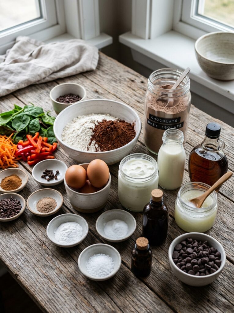 Ingredients for chocolate muffin… 202605161226