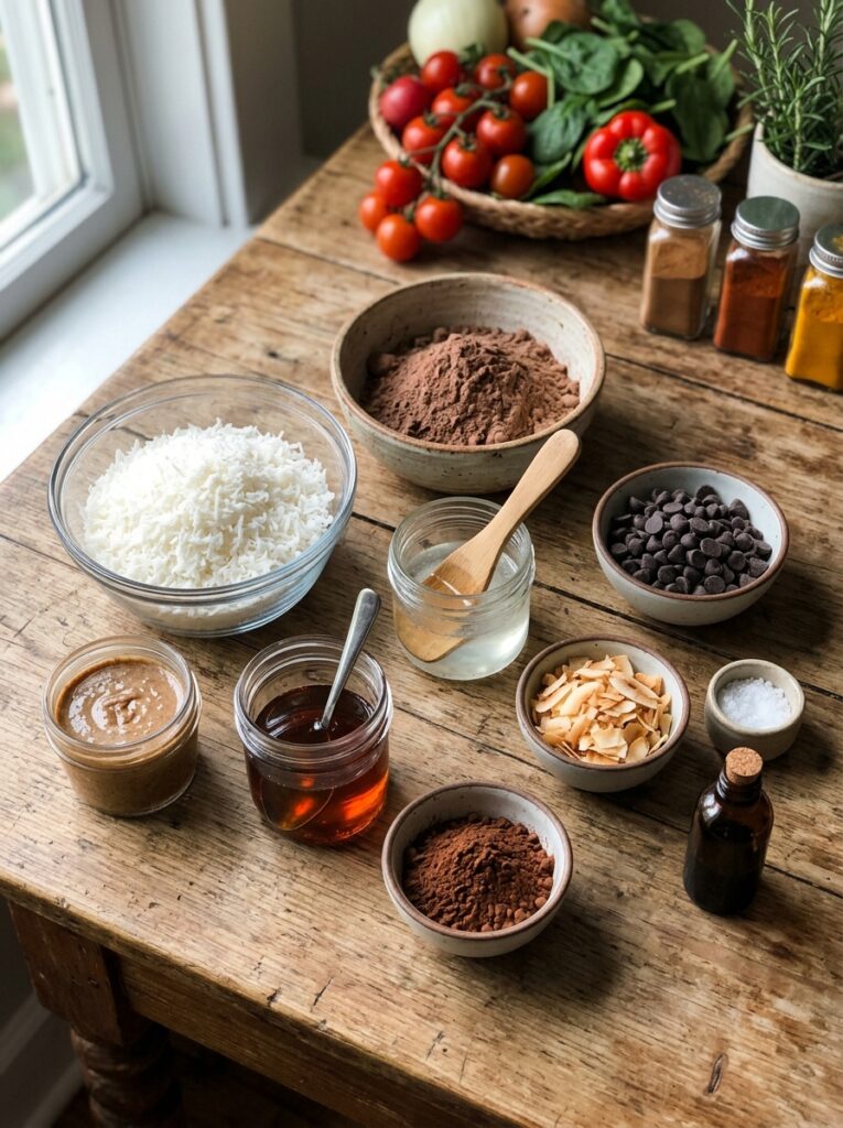 High Protein Coconut Chocolate Bars 13 Ingredients for coconut chocolat… 202605211153