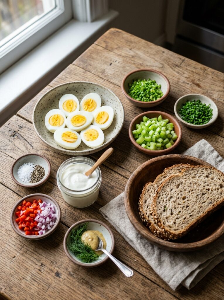 high protein egg salad sandwich 13 Ingredients for egg salad sandwich 202605241425