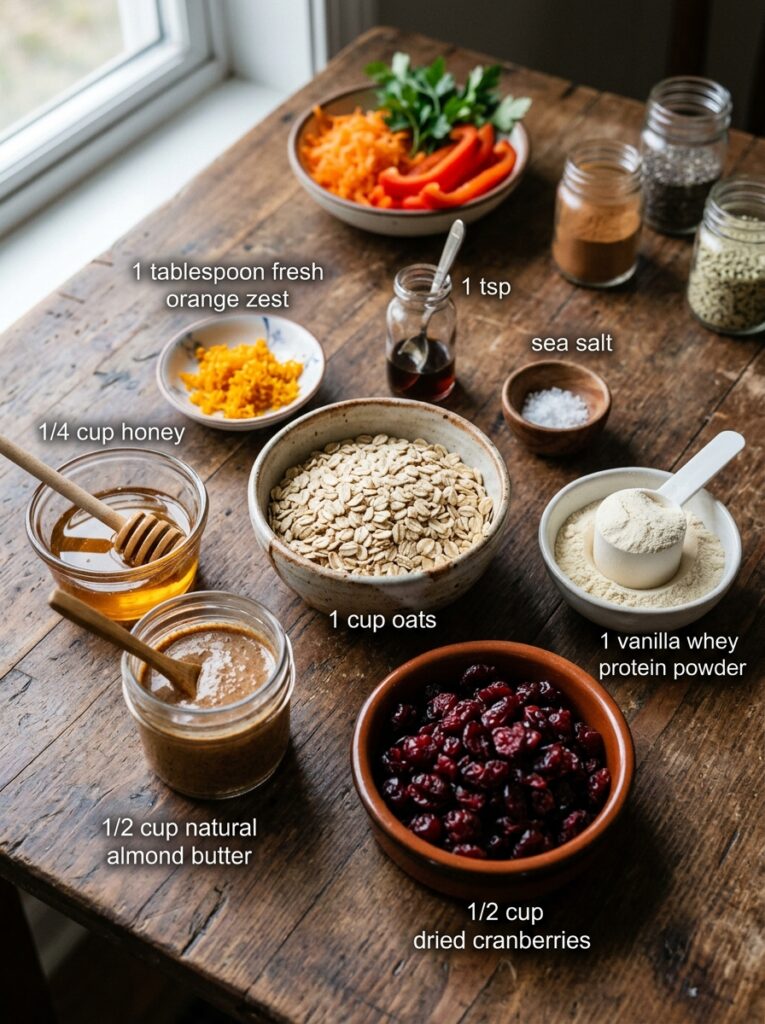 High Protein Cranberry Orange Energy Balls: The Ultimate Homemade Snack 13 Ingredients for energy balls arr… 202605021240