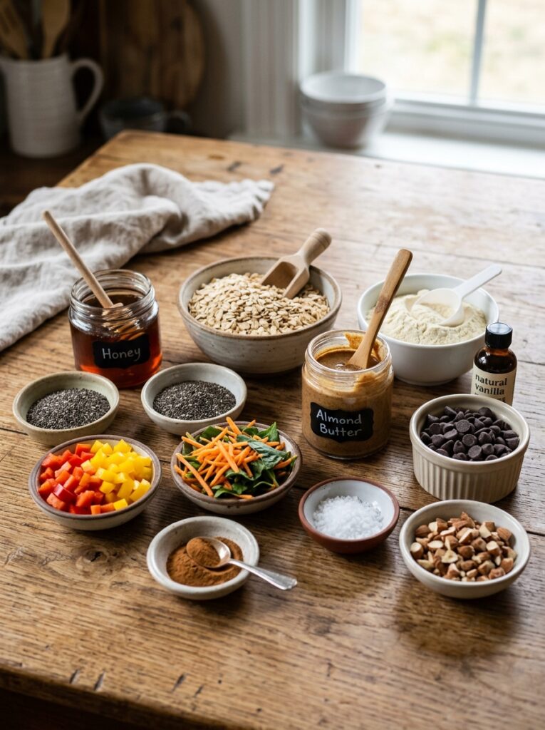 High Protein No Bake Granola Bars 13 Ingredients for granola bars arr… 202605181724