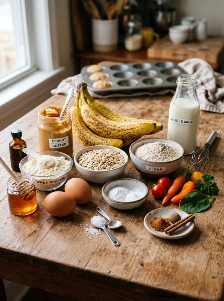 Ingredients for peanut butter ba… 202605160000