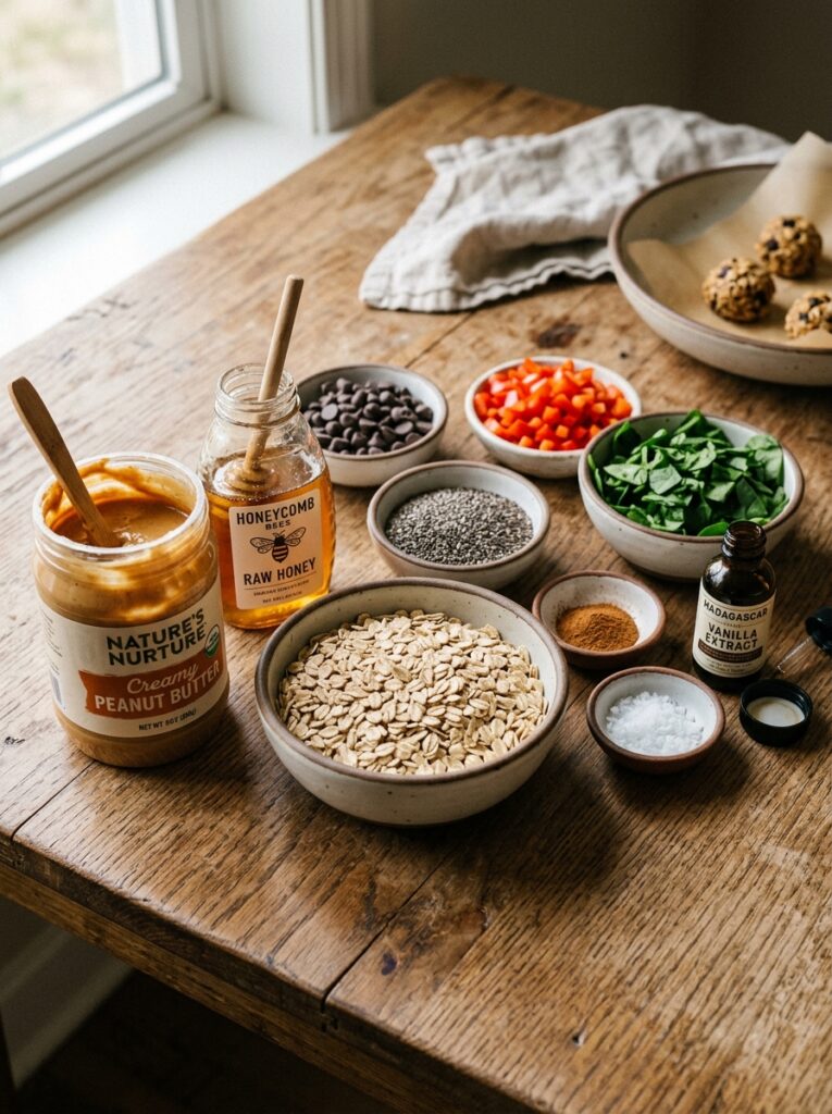 High Protein Peanut Butter Oat Bites: No-Bake Energy Bites 13 Ingredients for peanut butter oa… 202605051824