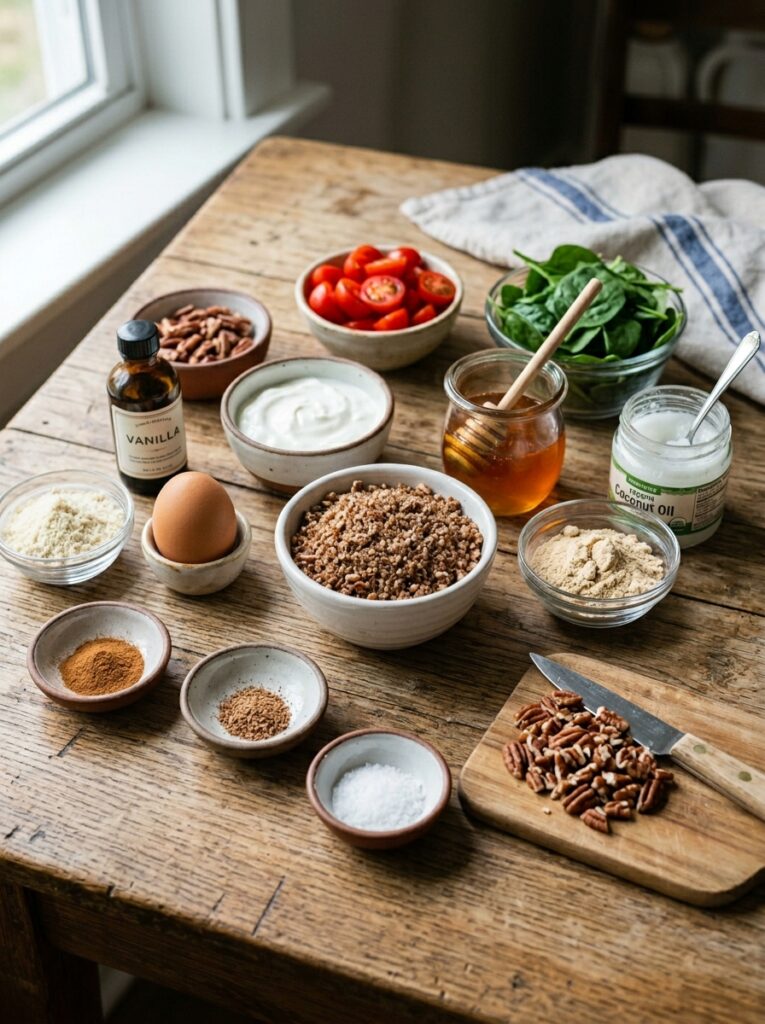 High Protein Pecan Pie Bites: A Healthy Holiday Treat Recipe 13 Ingredients for pecan pie bites 202605101256