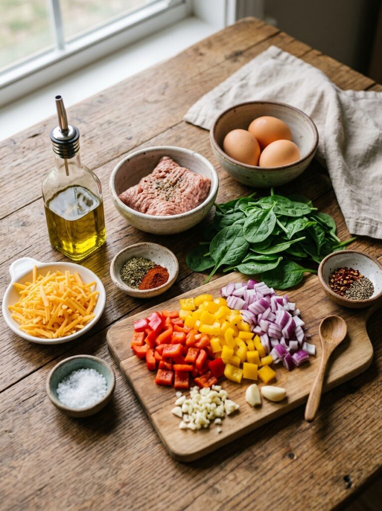 High Protein Sausage Egg Bowl Recipe 13 Ingredients for sausage egg bowl 202605311437