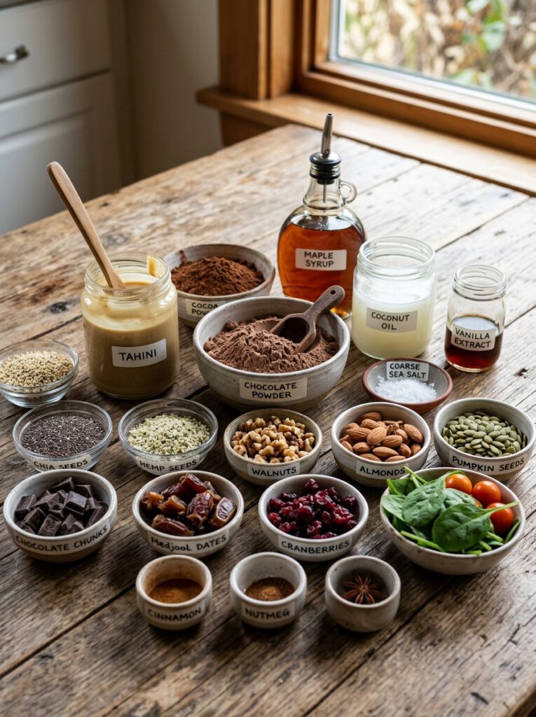 Ingredients for tahini chocolate… 202605291354