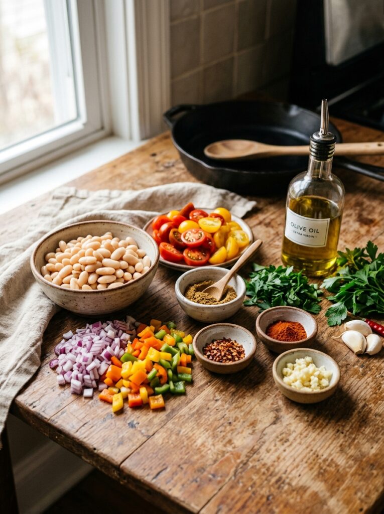 high protein white bean breakfast shakshuka 13 Ingredients for white bean shaks… 202605091816
